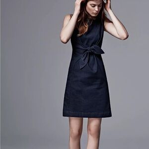 Anthropologie Navy Mini Dress